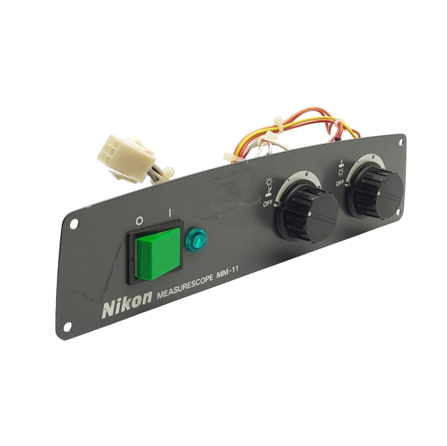 Used Nikon MM-11 Measurescope Microscope Front Panel Interface & Switch