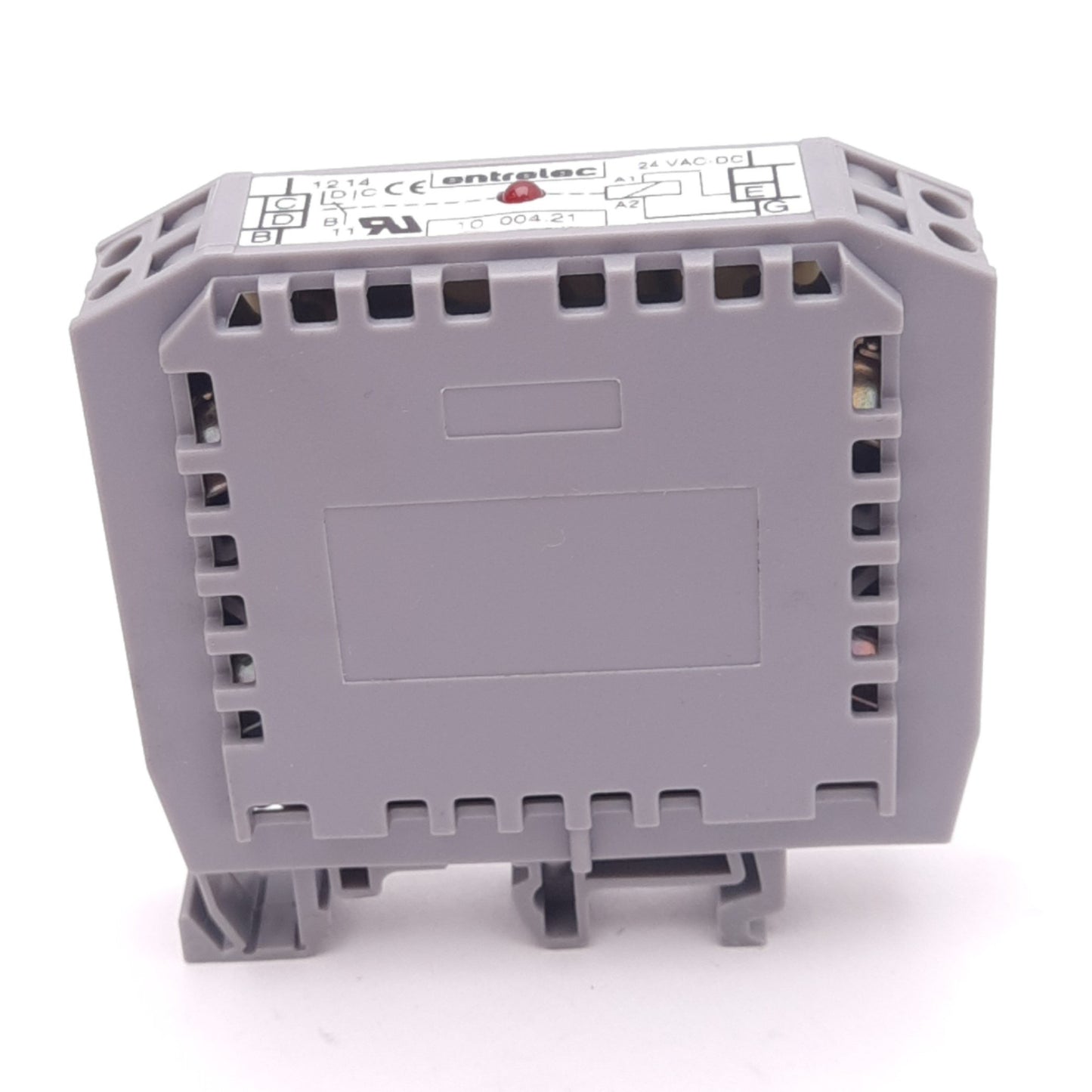 New – Open box Entrelec 1000421 Relay Interface Module, SPDT, 24VAC/DC, 10A