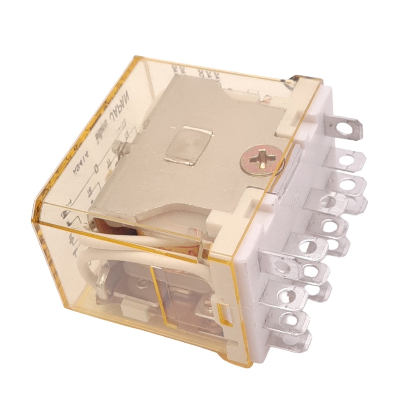 Used IDEC RH4B-U Ice-Cube Relay, 14-Pin, 4PDT, 240VAC 5A Max, 120VAC Coil