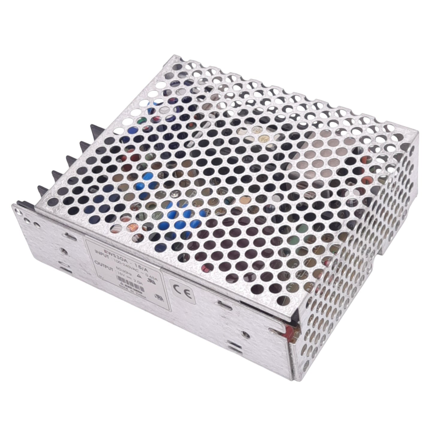 New – Open box TDK-Lambda RWS30A-15/A Power Supply, 100-240VAC 0.65A In, 15VDC 2.0A Out, 30W