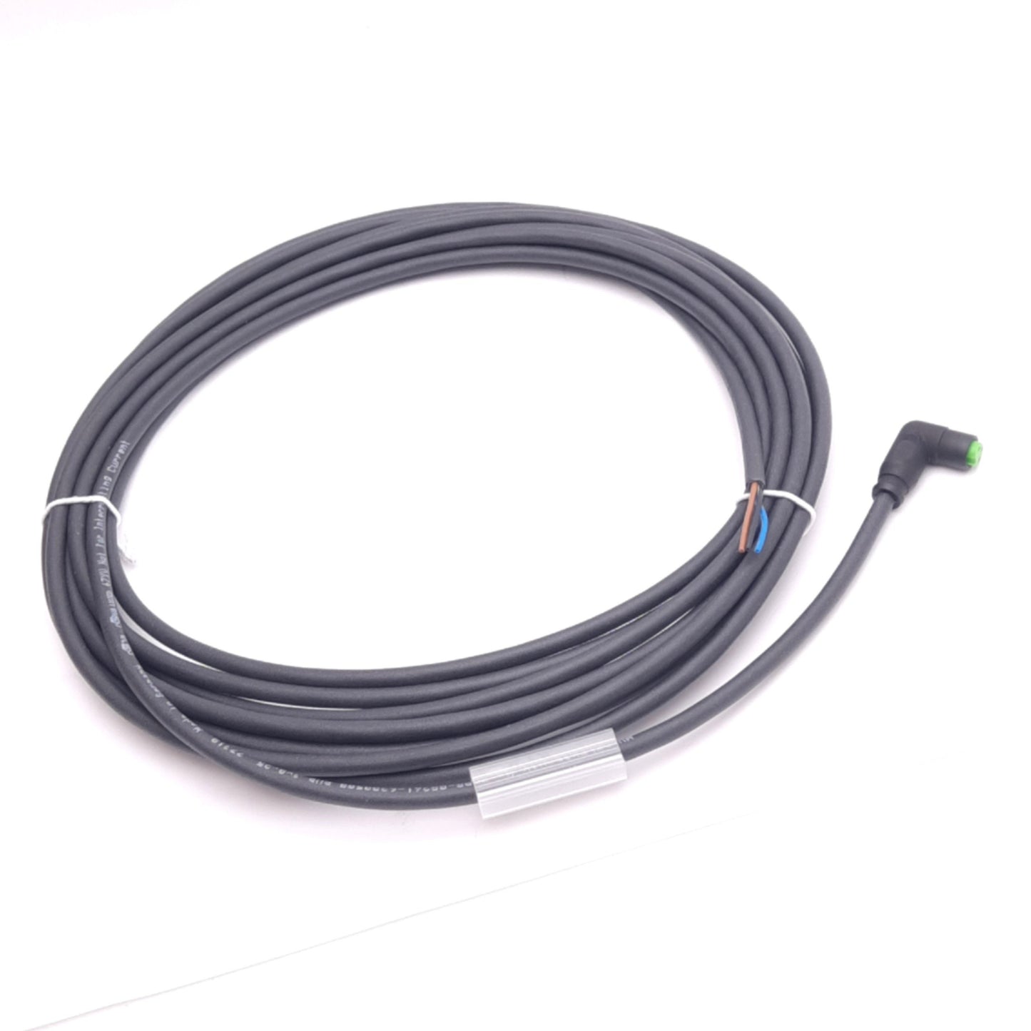 New Murr Elektronik 7000-08241-6200500 Cable, M8 3-Pin 90° Female, 50/60V, 5m Length