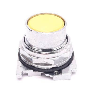 Used Eaton 10250T104 Flush Yellow Momentary Push Button Operator, ø30.5mm