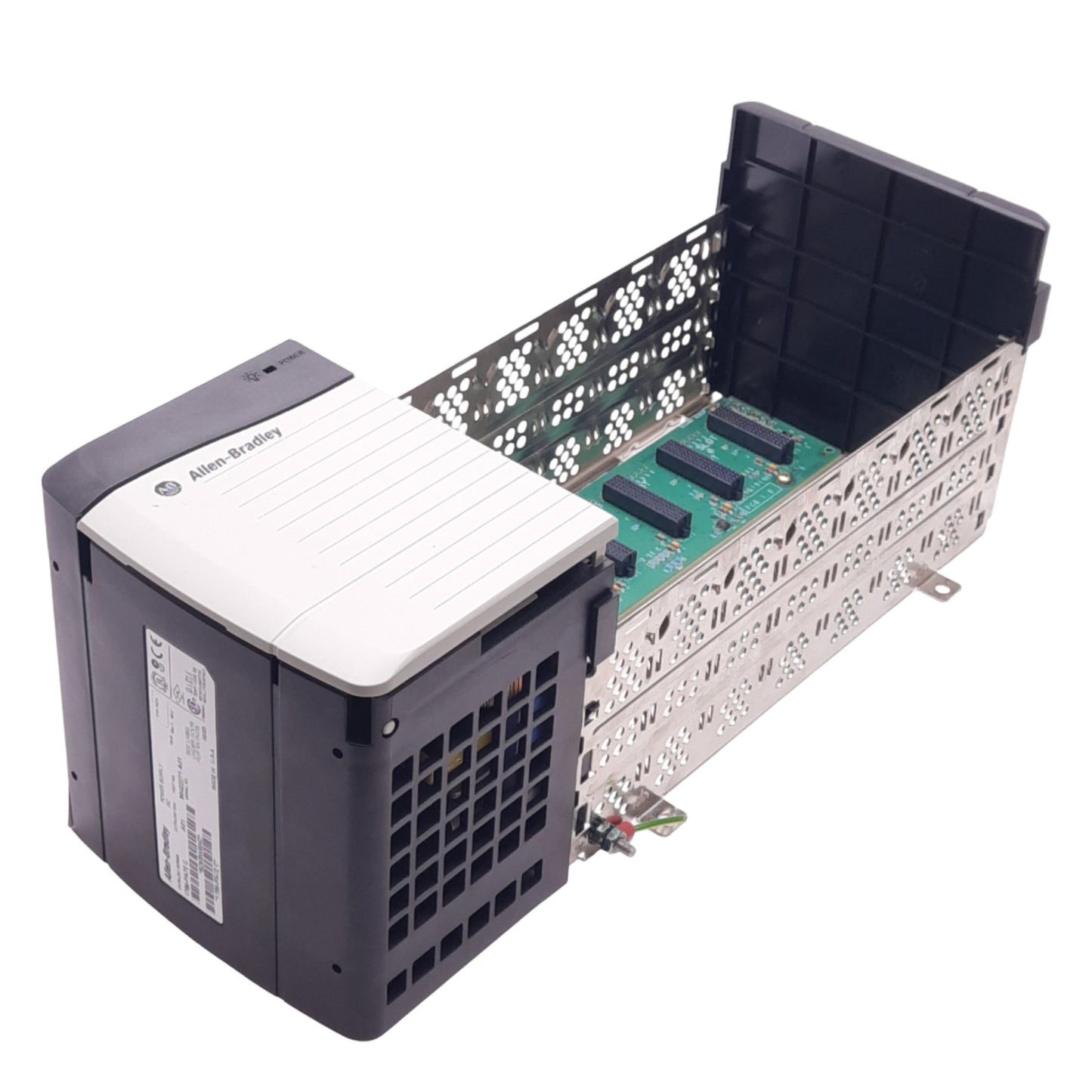 Used Allen Bradley 1756-PA72 C ControlLogix Power Supply w/ Chassis, 1.2-24VDC, 75W