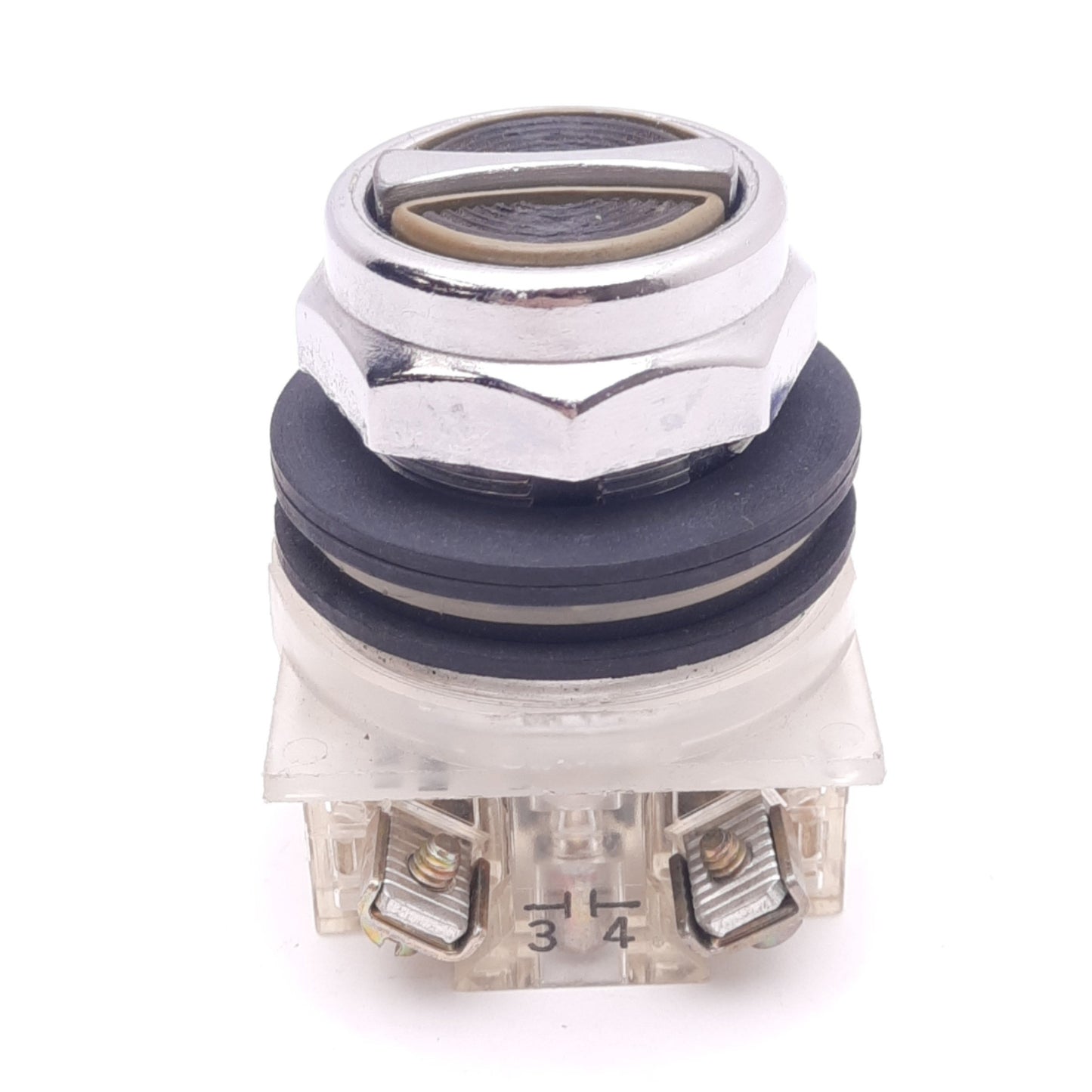 Used Square D 9001KR6 Dual Function Push Button, ø30mm, 2NO, 600VAC 10A Max