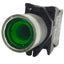 Used Allen Bradley 800E-3DL5GX10 Green Illuminated Momentary Push Button ø22.5, 1NO