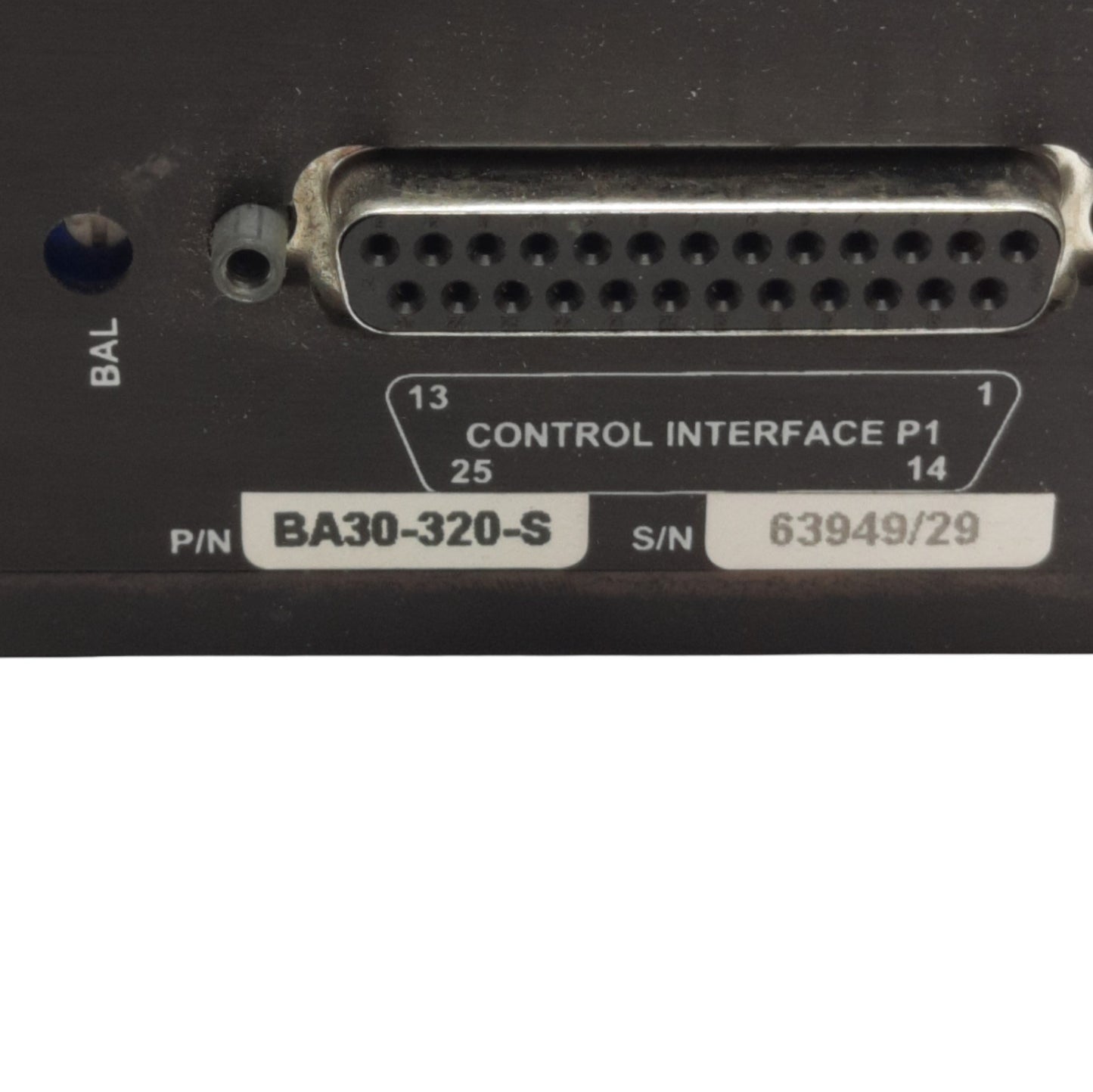 Used Aerotech BA30-320-S Servo Amplifier 320VDC Bus, 30A Peak, 56-230VAC Supply