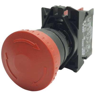 Used Allen Bradley 800EP-MT4 Maintained E-Stop Twist-to-Release Button ø22.5mm, 2NC