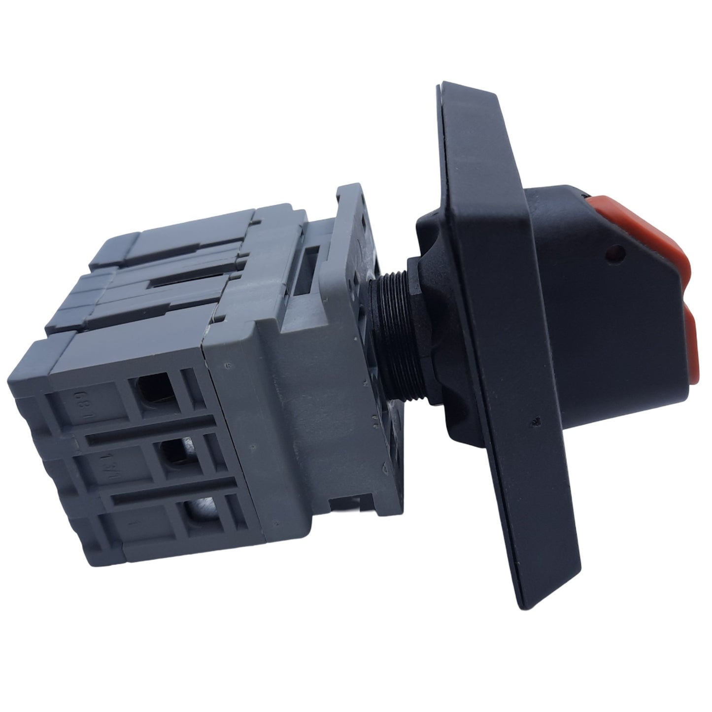 Used ABB OT32ET3 Rotary Disconnect Switch, 3-Pole, 30A 600VAC, Black, Panel Mount