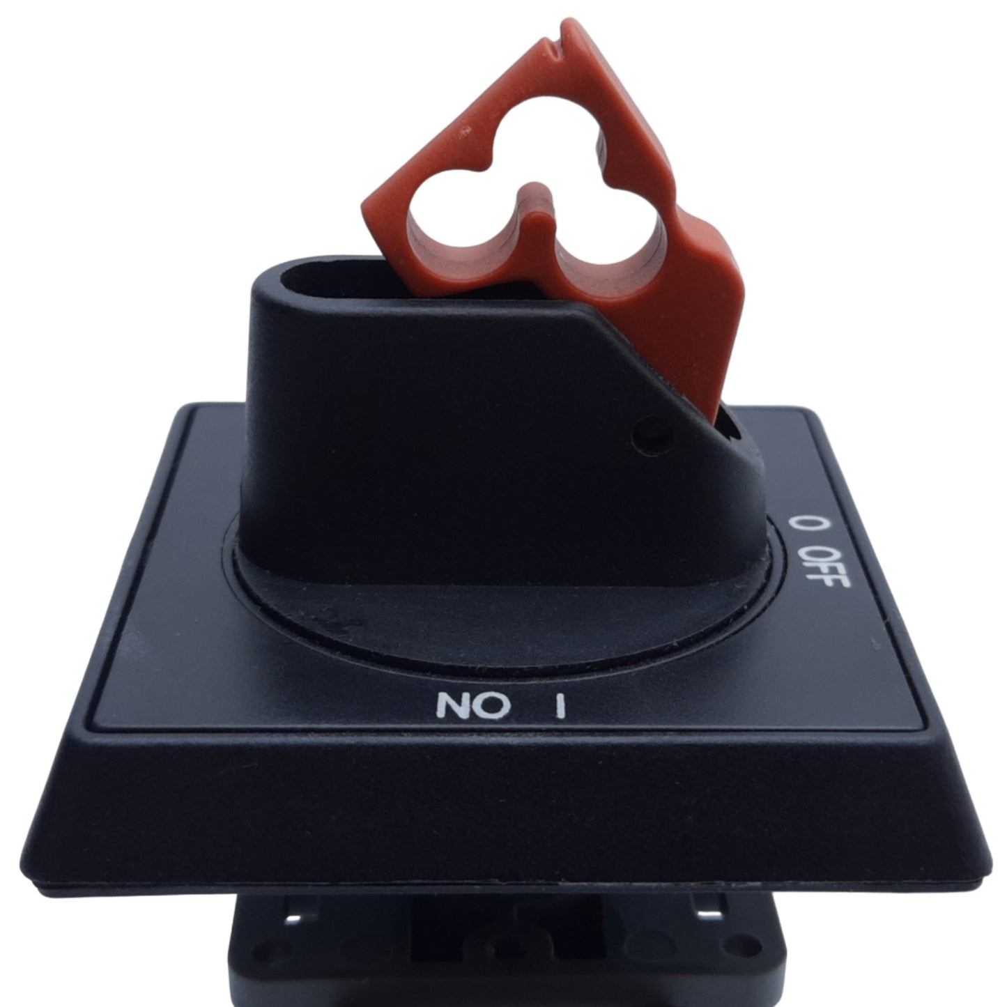 Used ABB OT32ET3 Rotary Disconnect Switch, 3-Pole, 30A 600VAC, Black, Panel Mount