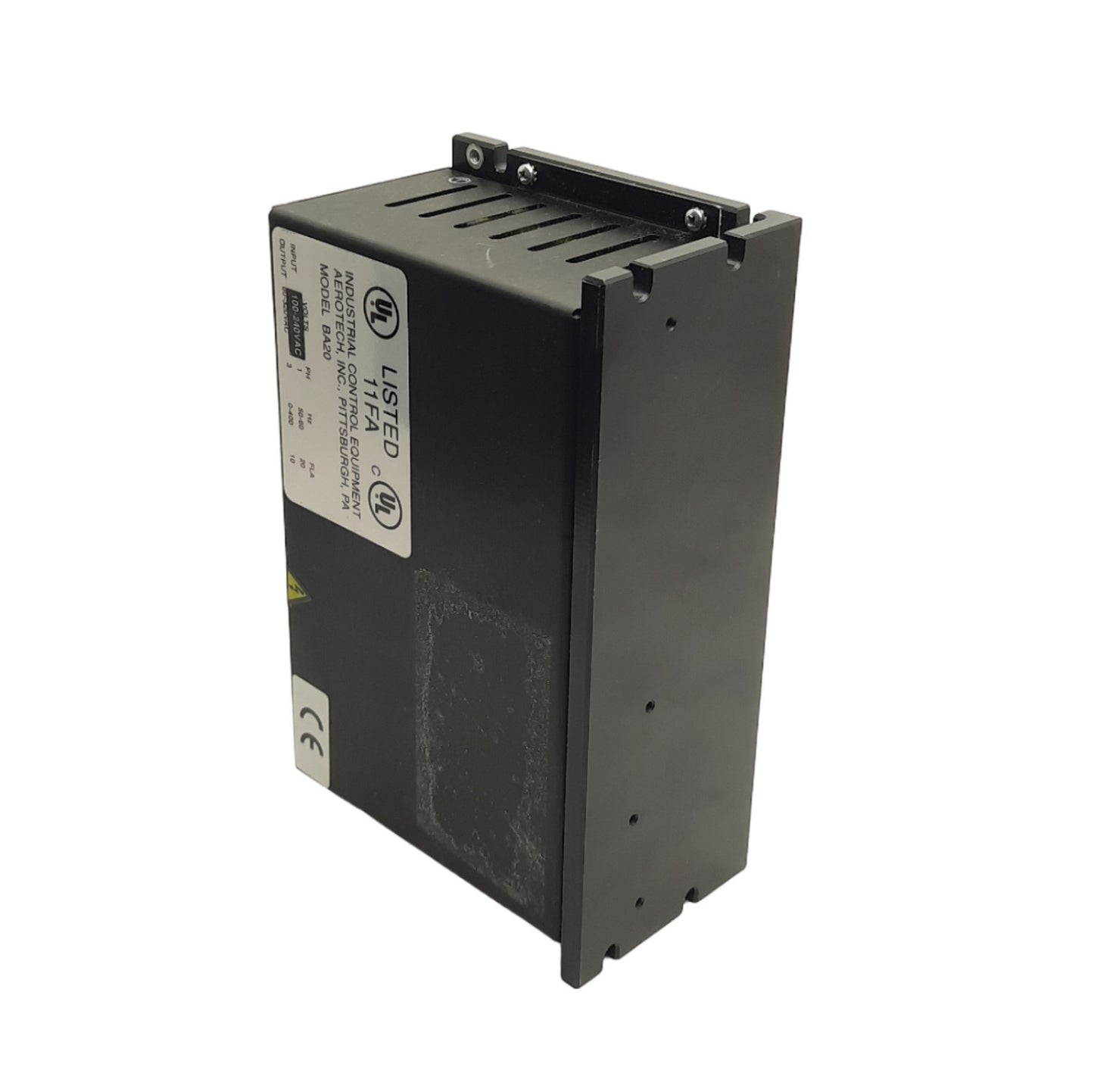 Used Aerotech BA20-320 Servo Amplifier 40-320VAC Output, 20A Peak, 56-230VAC Supply