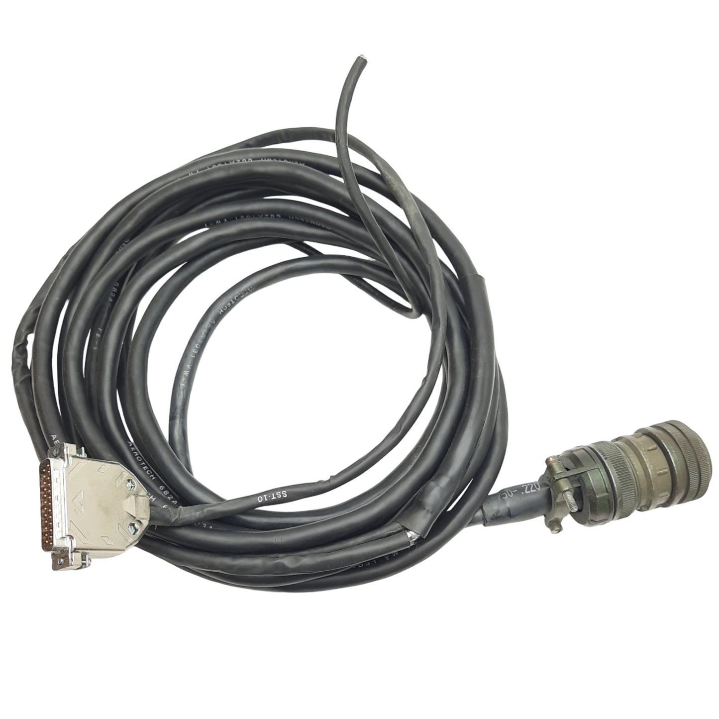 Used Aerotech 630C1380-2 REV B Permanent Magnet Servo Motor Cable 19in Length