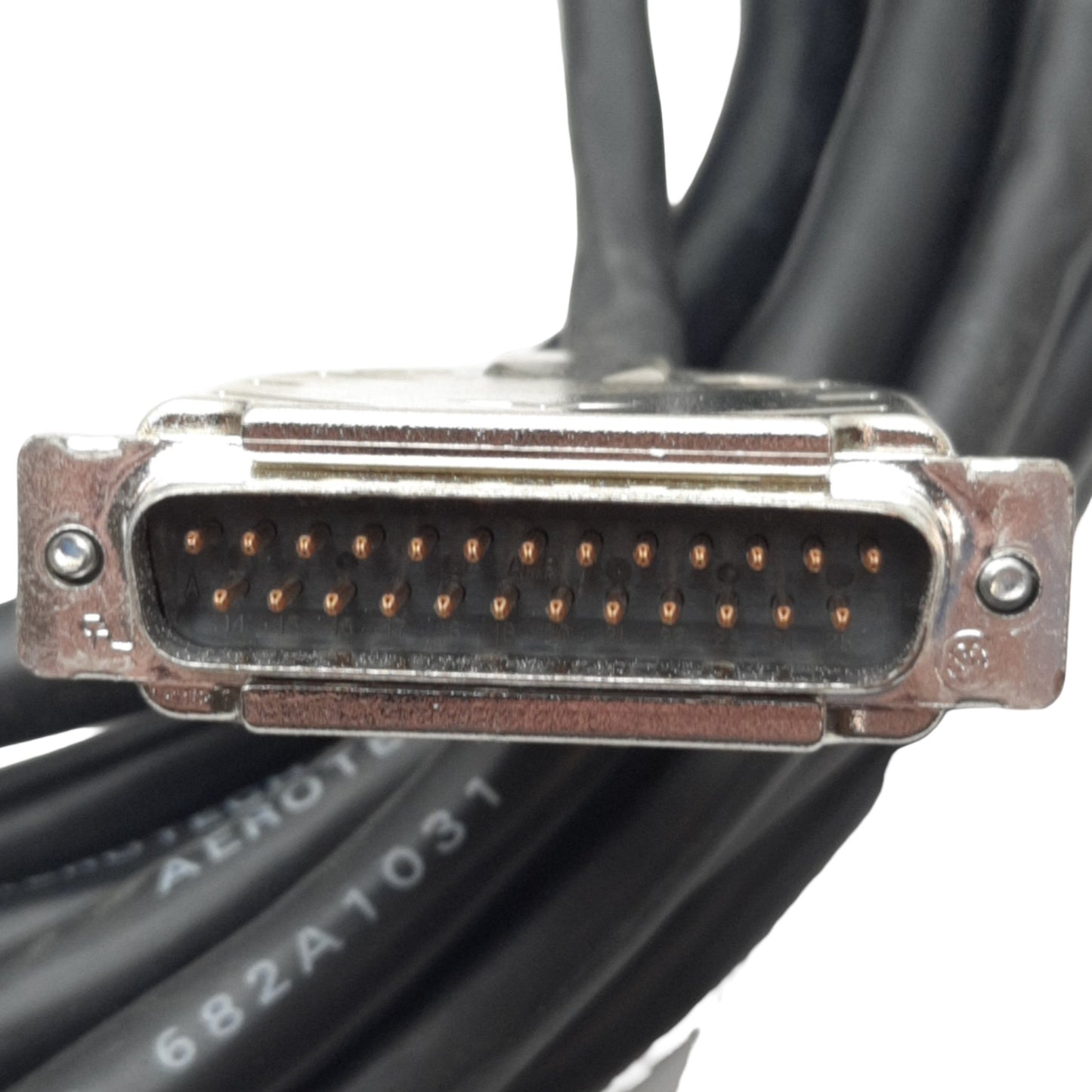 Used Aerotech 630C1380-2 REV B Permanent Magnet Servo Motor Cable 19in Length