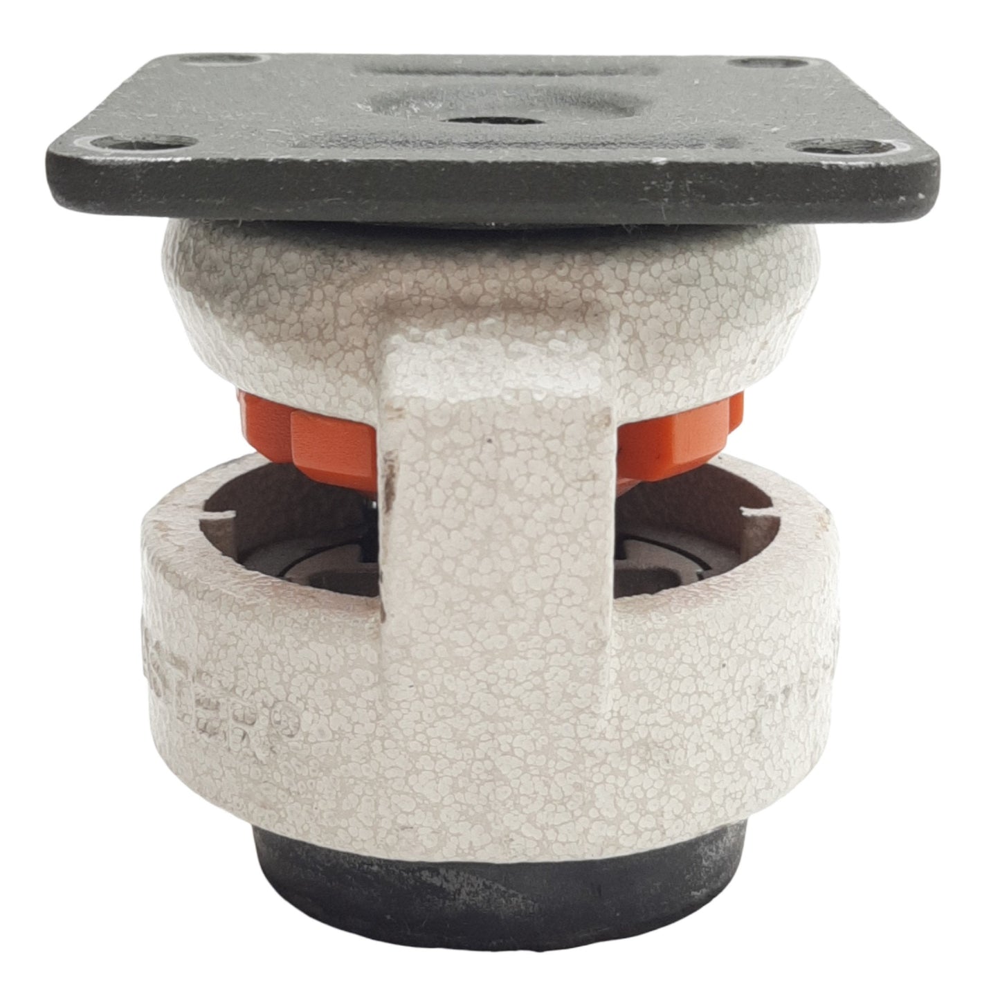 Used Lot of 4 Foot Master GD-60F Swivel Leveling Caster ø50mm, 73mm Plate, 280Kg