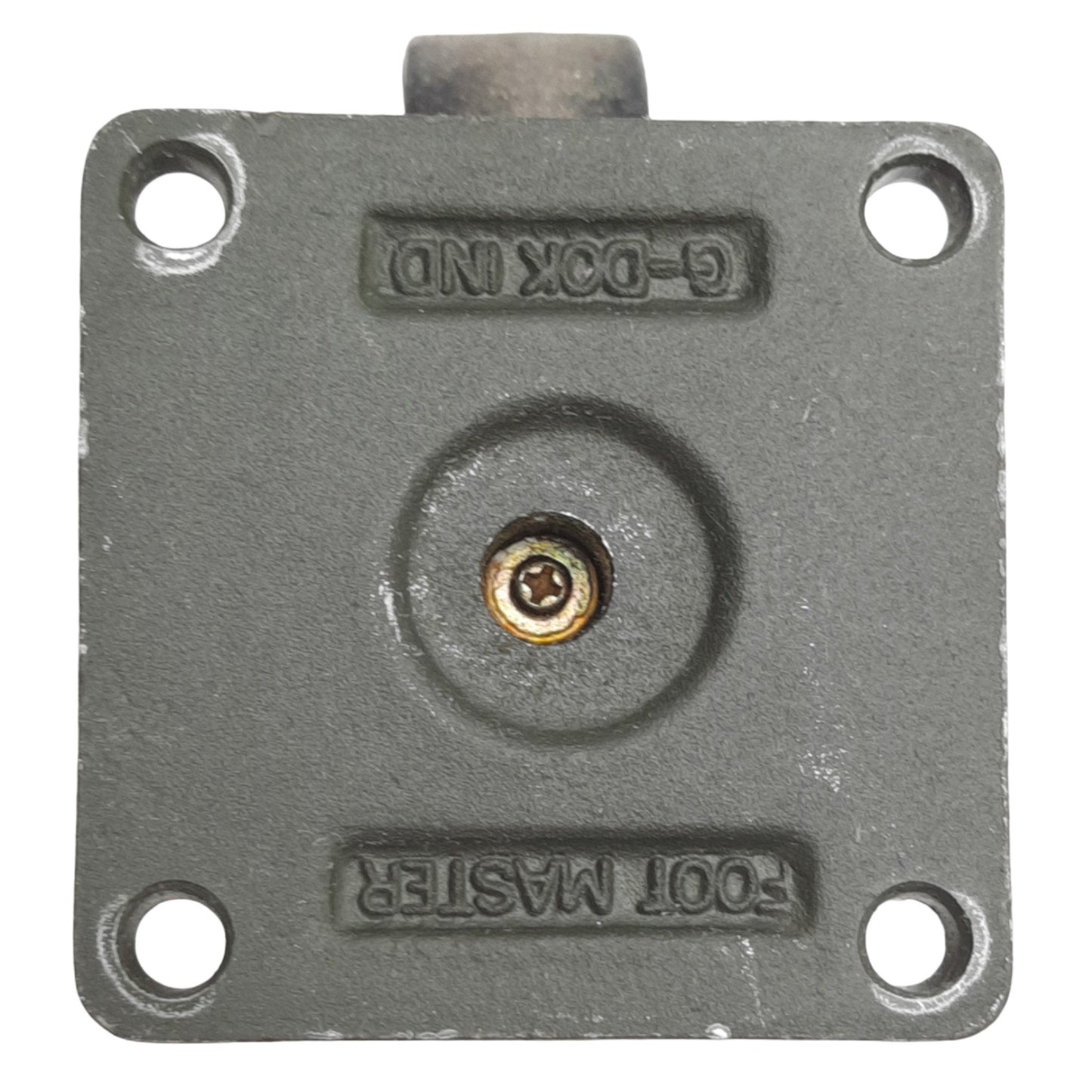 Used Lot of 4 Foot Master GD-60F Swivel Leveling Caster ø50mm, 73mm Plate, 280Kg