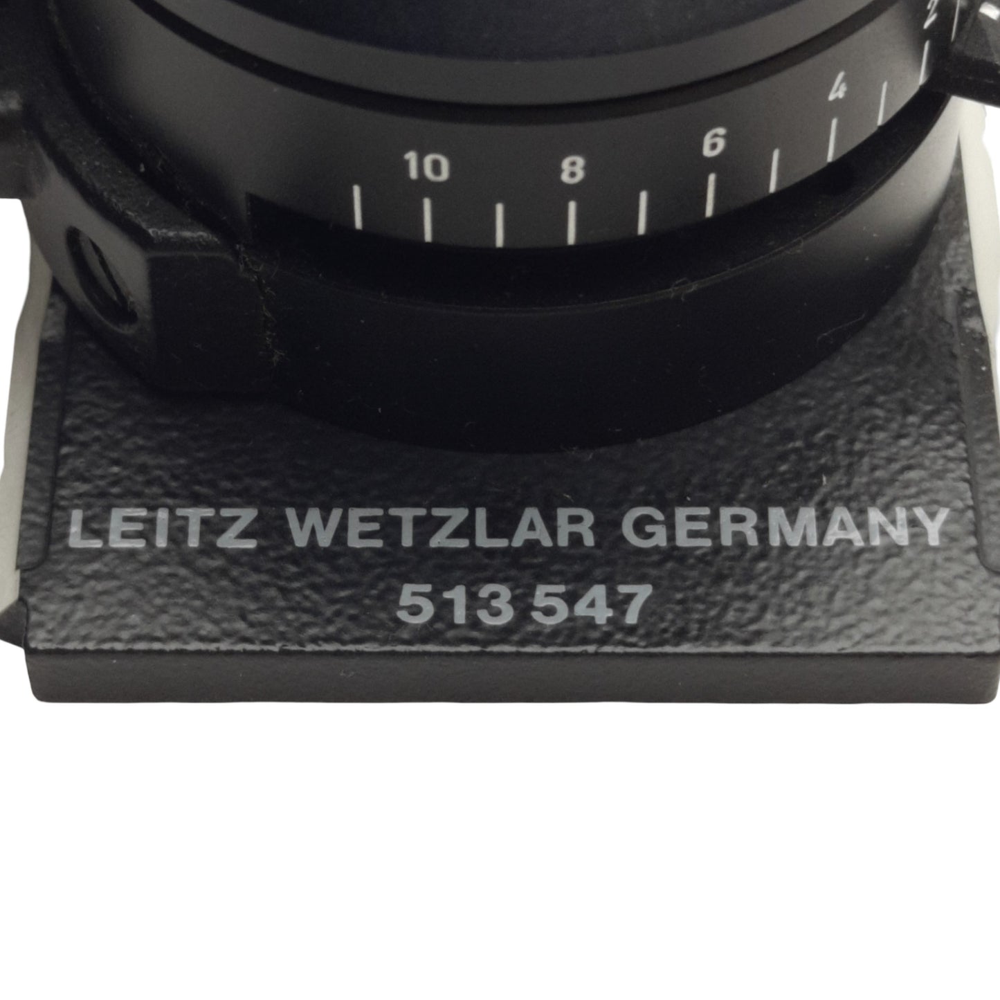 Used Leitz Wetzlar 513547 Microscope Swing Out Condenser Lens Mount