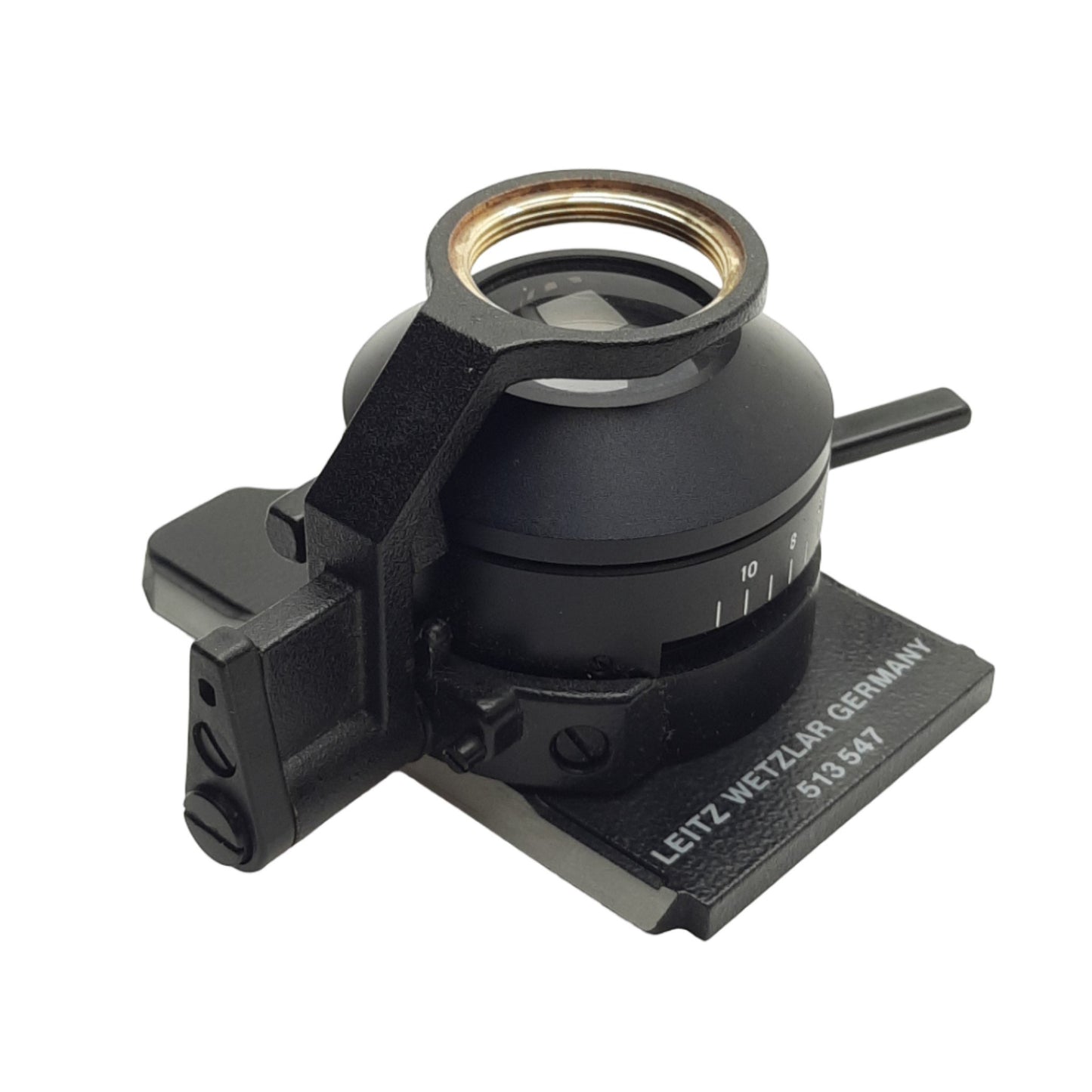 Used Leitz Wetzlar 513547 Microscope Swing Out Condenser Lens Mount