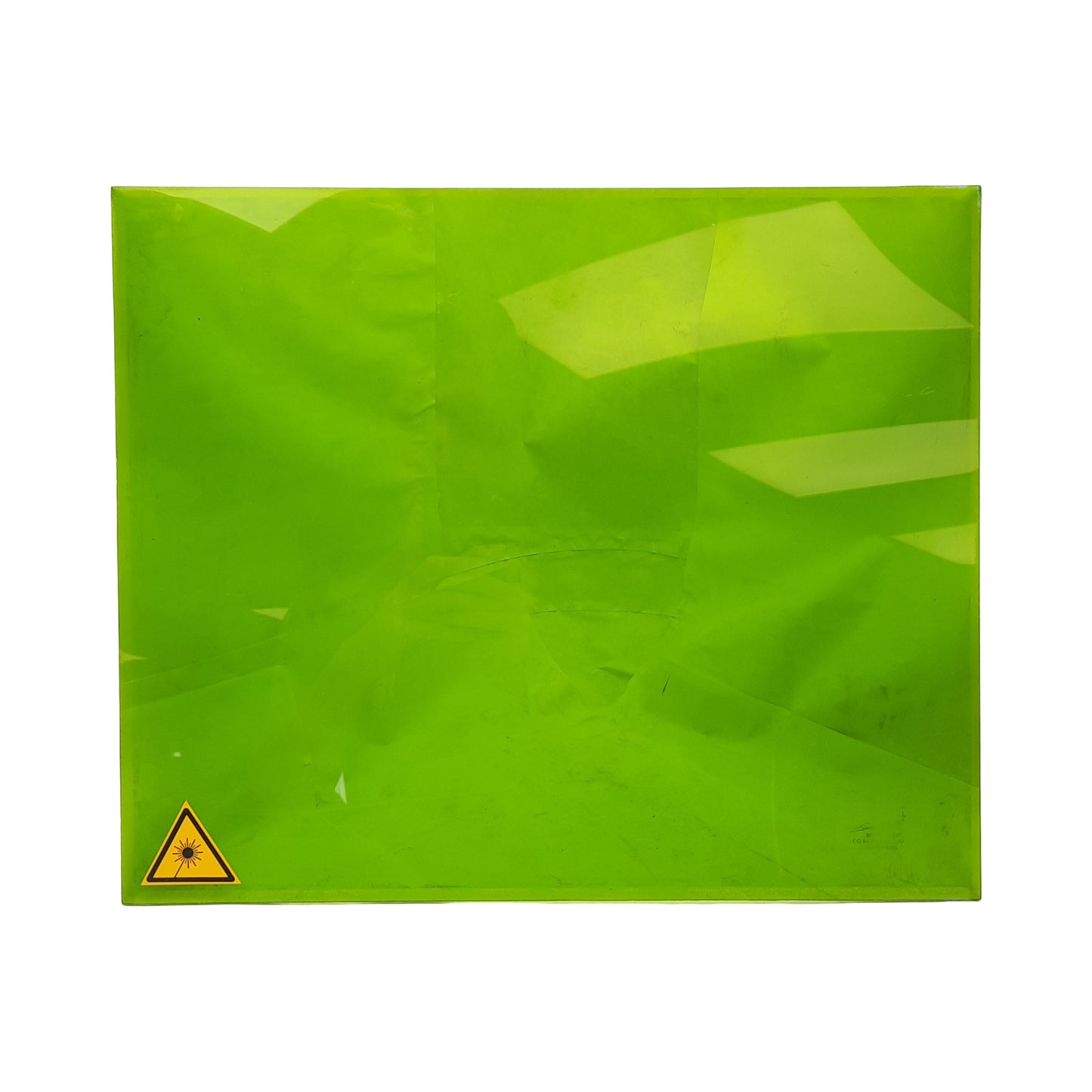 Used Acrylic Laser Safety Window For ND:YAG Lasers 1064nm, 17-1/2 x 14-1/2 x 0.14in