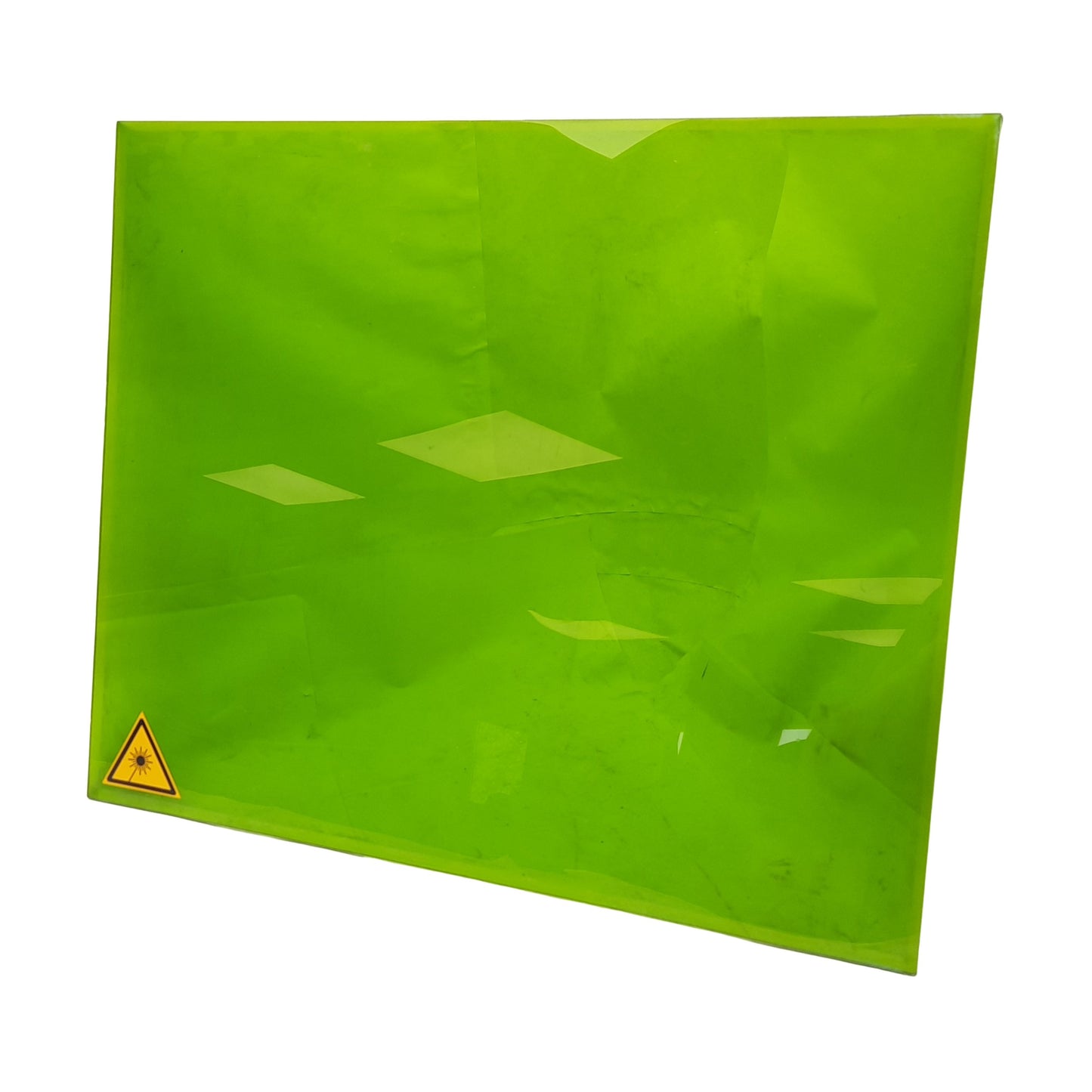 Used Acrylic Laser Safety Window For ND:YAG Lasers 1064nm, 17-1/2 x 14-1/2 x 0.14in
