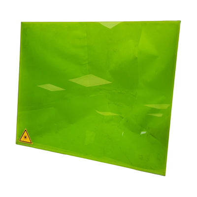 Used Acrylic Laser Safety Window For ND:YAG Lasers 1064nm, 17-1/2 x 14-1/2 x 0.14in