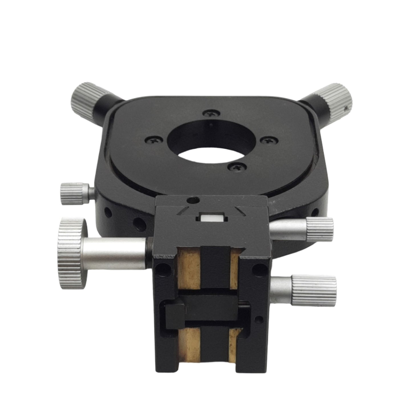 Used Leitz Wetzlar 562268 Microscope Kinematic Optical Focus Block, ø1.25in ID