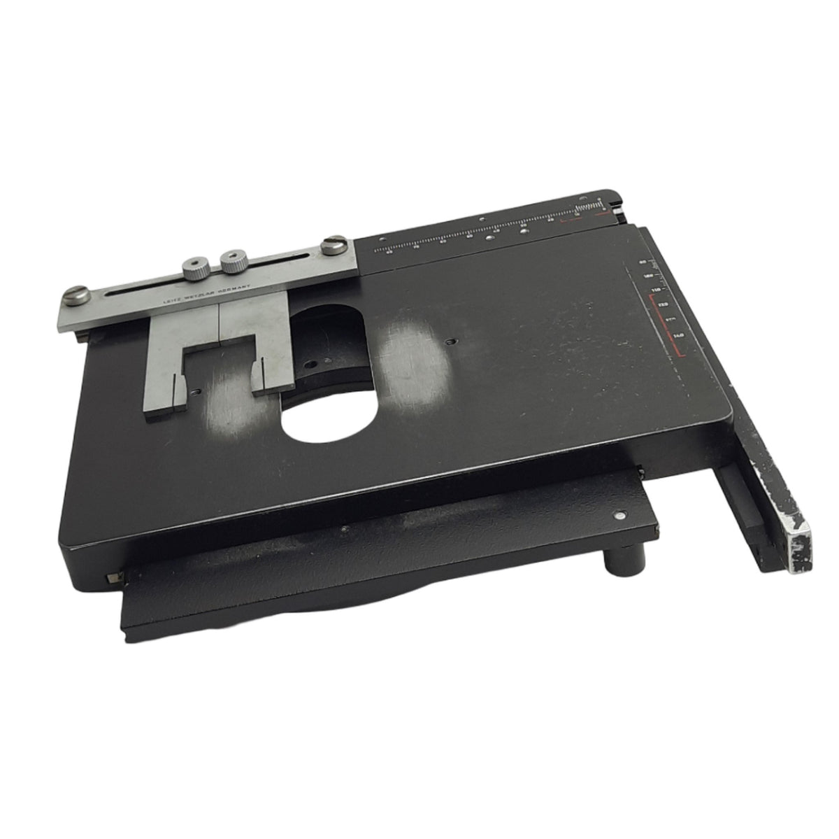 Used Leitz Wetzlar Microscope X-Y Positioning & Slide Table, 85mm x 45mm Travel