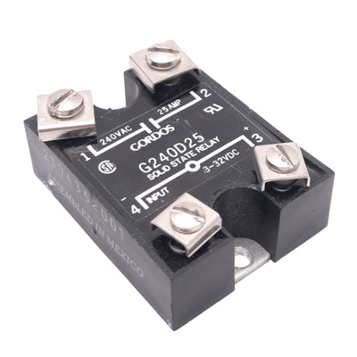 New Gordos G240D25 Solid State Relay, 240VAC 25A Max, 3-32VDC Input
