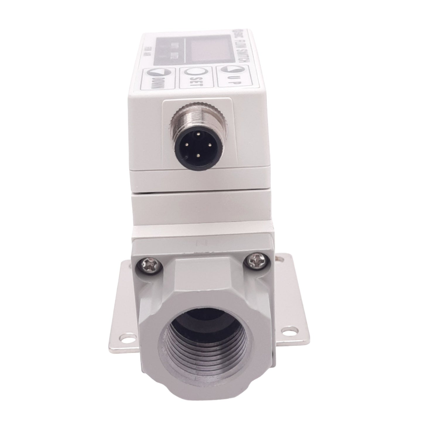 New SMC PF2A751-N04-67 Digital Flow Switch, 50-500L/min, 1/2" NPT, 12-24VDC, 0.75MPa