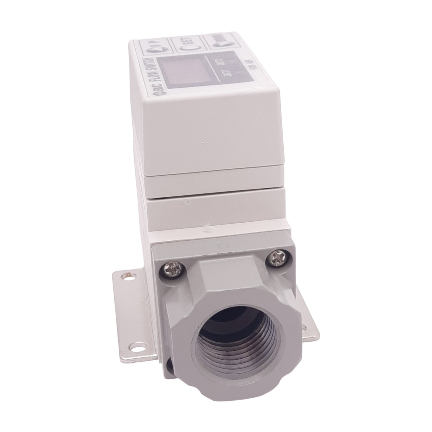 New SMC PF2A751-N04-67 Digital Flow Switch, 50-500L/min, 1/2" NPT, 12-24VDC, 0.75MPa