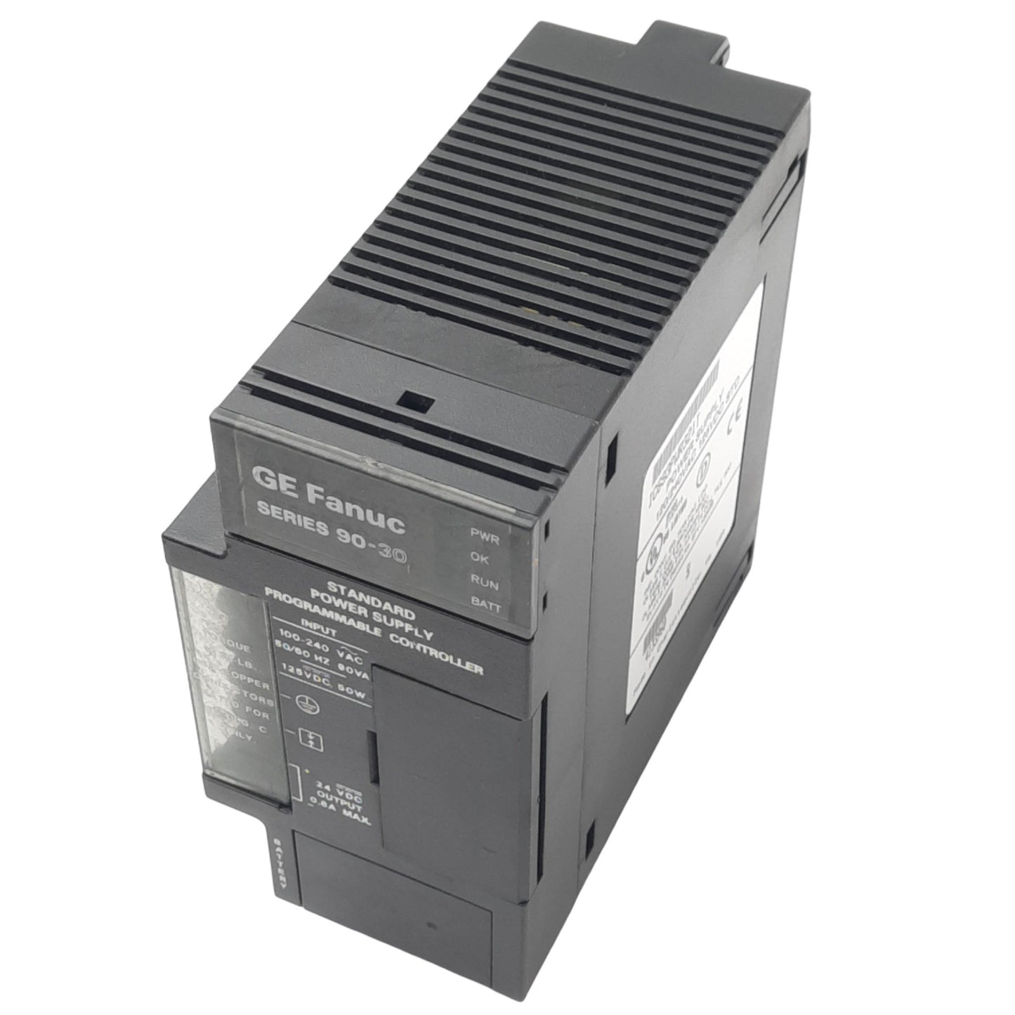 Used GE Fanuc IC693PWR321T Power Supply for 90-30 PLC, 120/240VAC In, 24VDC 0.8A Out
