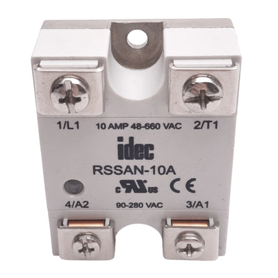 New IDEC RSSAN-10A Solid State Relay, SPST-NO, 660VAC 10A Max, 90-280VAC Control