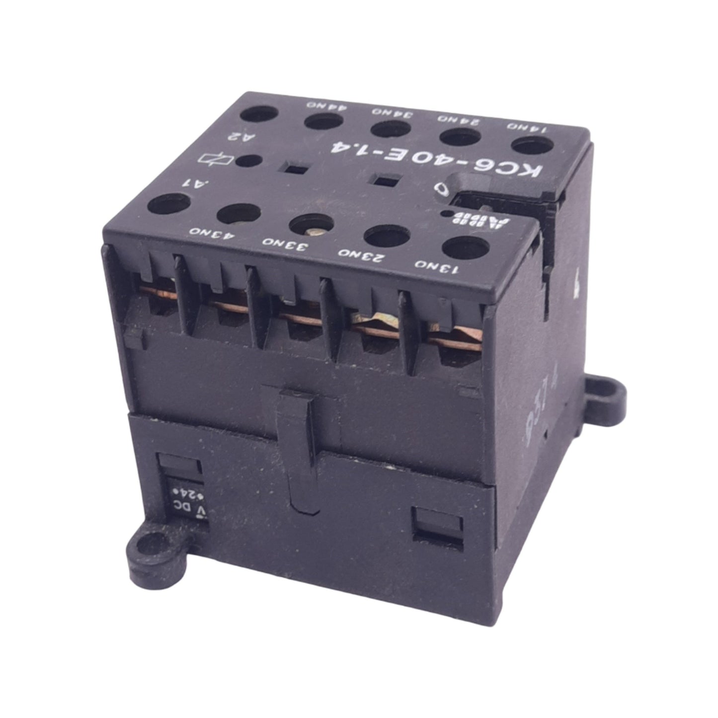 Used ABB KC6-40E-1.4 Mini Contactor Relay, 4NO, 400VAC Switching, 24VDC Coil