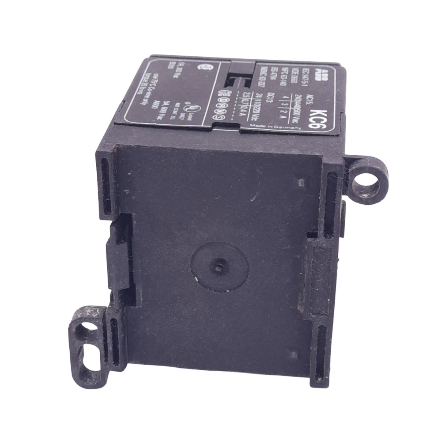 Used ABB KC6-40E-1.4 Mini Contactor Relay, 4NO, 400VAC Switching, 24VDC Coil