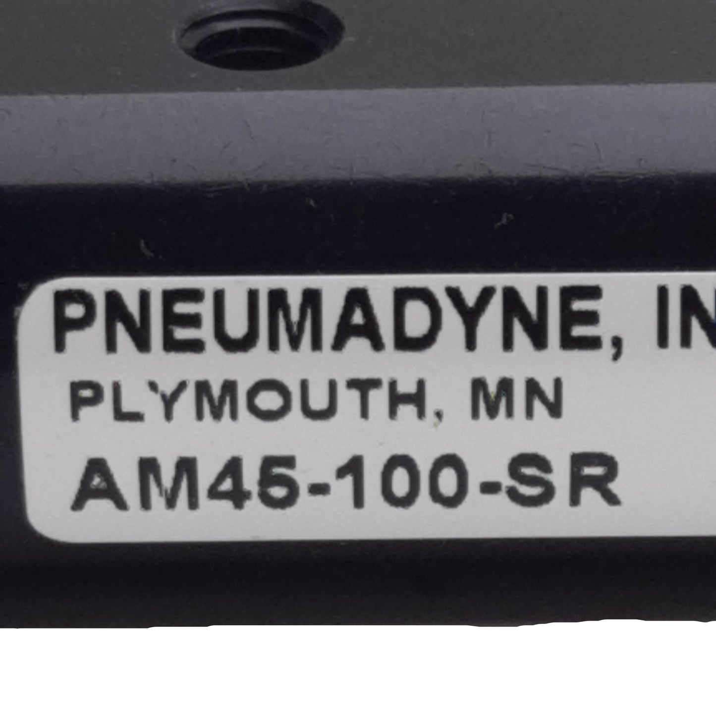 Used Pneumadyne AM45-100-SR Pushbutton Control Valve, 5/4-Way, #10-32, 0-125psi