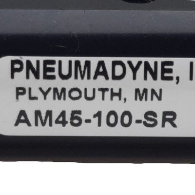 New Pneumadyne AM45-100-SR Pushbutton Air Control Valve, 5/4-Way, #10-32, 0-125psi