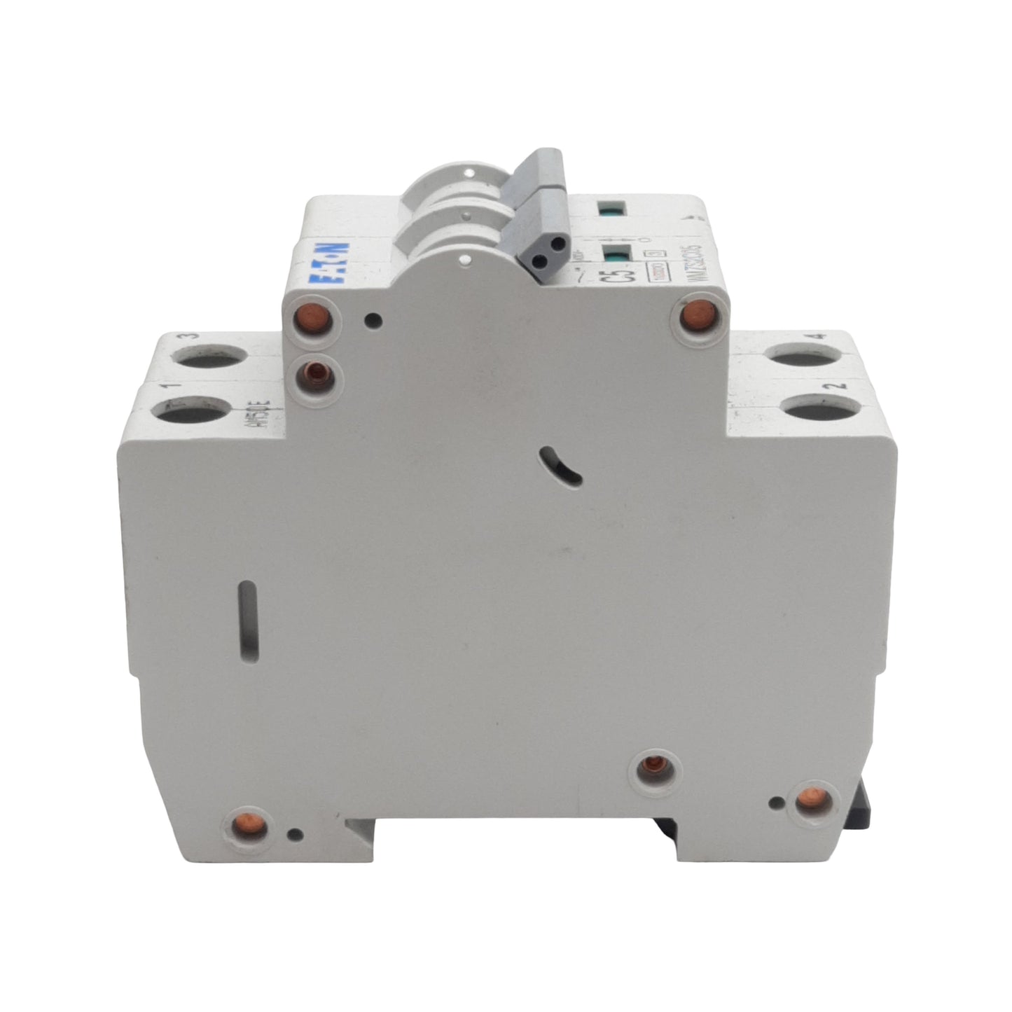 Used Eaton WMZS2C05 Circuit Breaker, 2-Pole, 5A 277VAC/48VDC, DIN Rail Mount