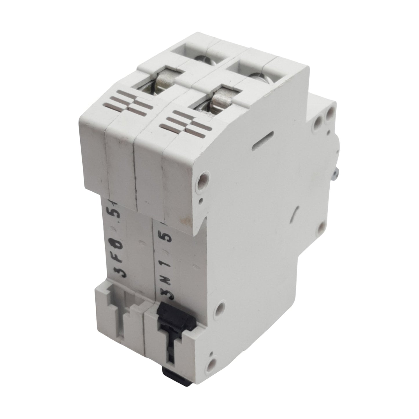 Used Eaton WMZS2C05 Circuit Breaker, 2-Pole, 5A 277VAC/48VDC, DIN Rail Mount