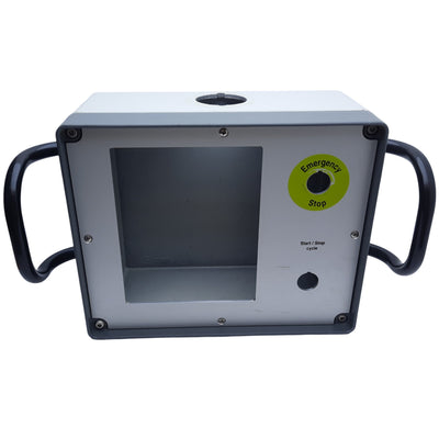 Used Control Station Enclosure, Inner Dime. 260mm x 180mm, Box ø50mm, Button ø21.6mm