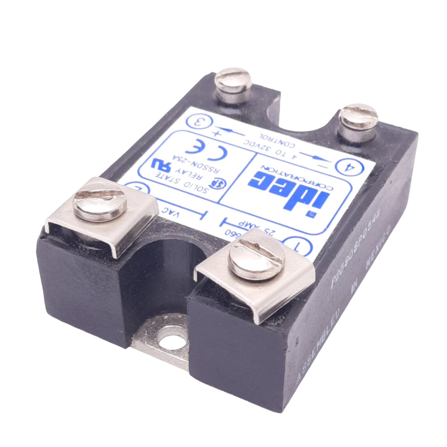 New IDEC RSSDN-25A Solid State Relay, SPST-NO, 48-660VAC 25A, 4-32VDC Control