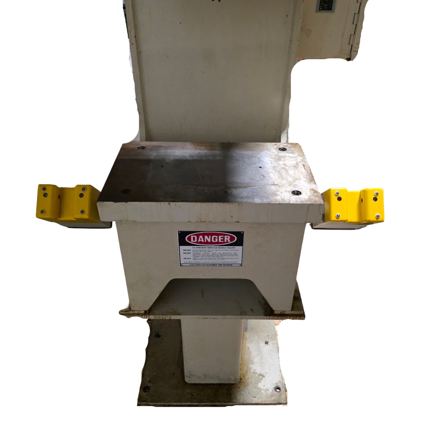 Used Greenerd HPB-15 C-Frame Semi Automatic Hydraulic Press 15 Ton, 208-240VAC 3-Ph