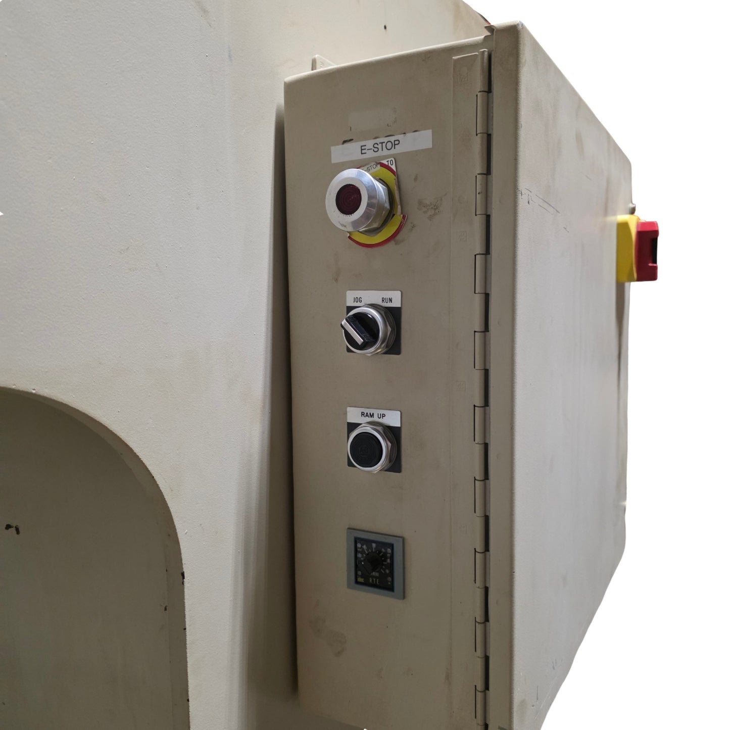 Used Greenerd HPB-15 C-Frame Semi Automatic Hydraulic Press 15 Ton, 208-240VAC 3-Ph