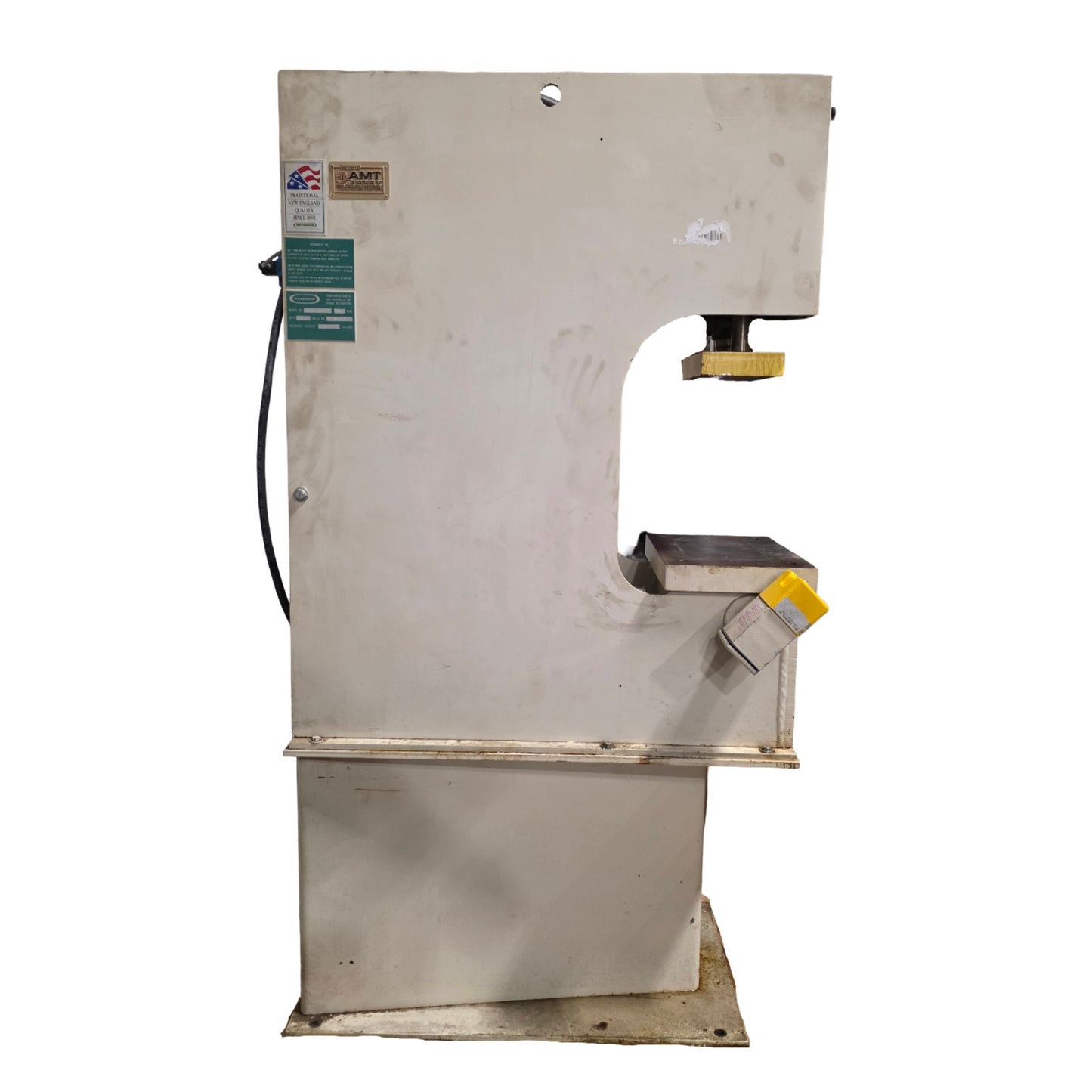 Used Greenerd HPB-15 C-Frame Semi Automatic Hydraulic Press 15 Ton, 208-240VAC 3-Ph