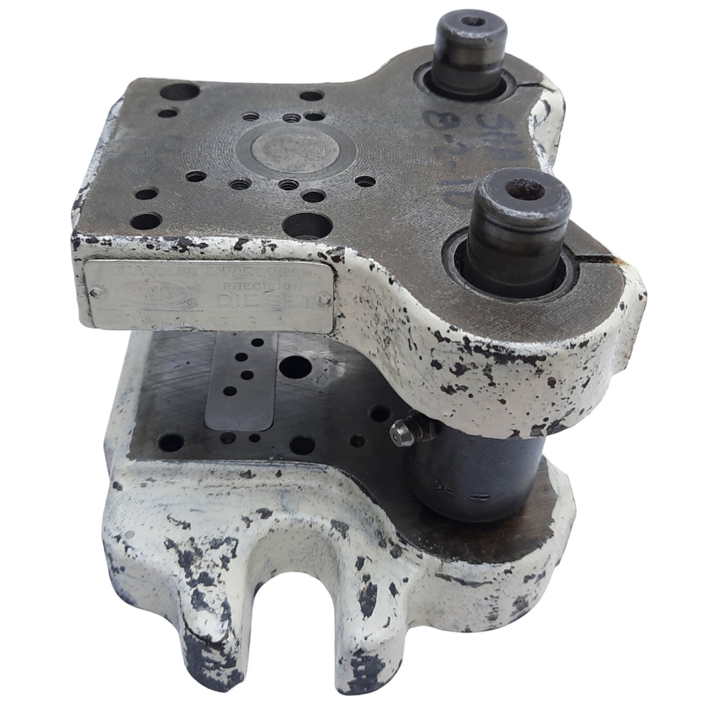 Used Danly 0303-A1 Precision Shoe Die Set, Two Post & Two Shoe, 3" x 3" Shoe, ø3/4"