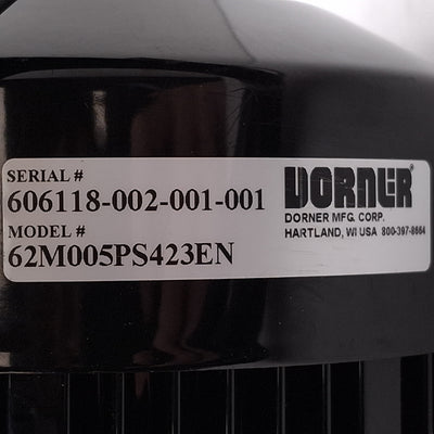 Used Bodine 42R6BFPP-F1 Gearmotor, 5:1, 3/8HP, 3Ø 230/460VAC, 58lb-in, ø3/4in Shaft