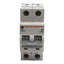 Used Cutler-Hammer WMS2C20 Circuit Breaker, 2-Pole, 20A 240/415VAC, DIN Rail