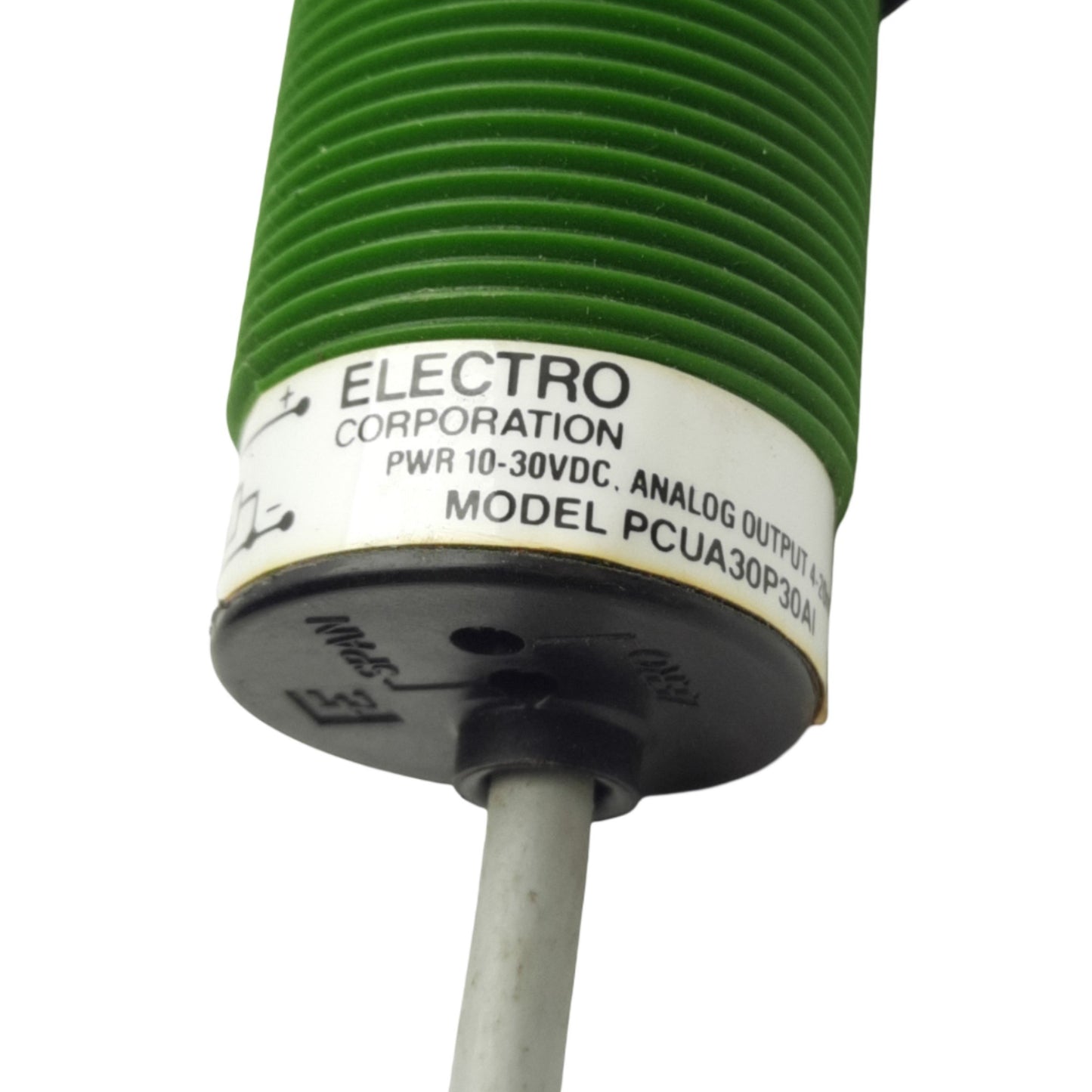 Used Electro Corp PCUA30P30A1 Proximity Sensor 30in Range, 10-30VDC, 4-20mA Out