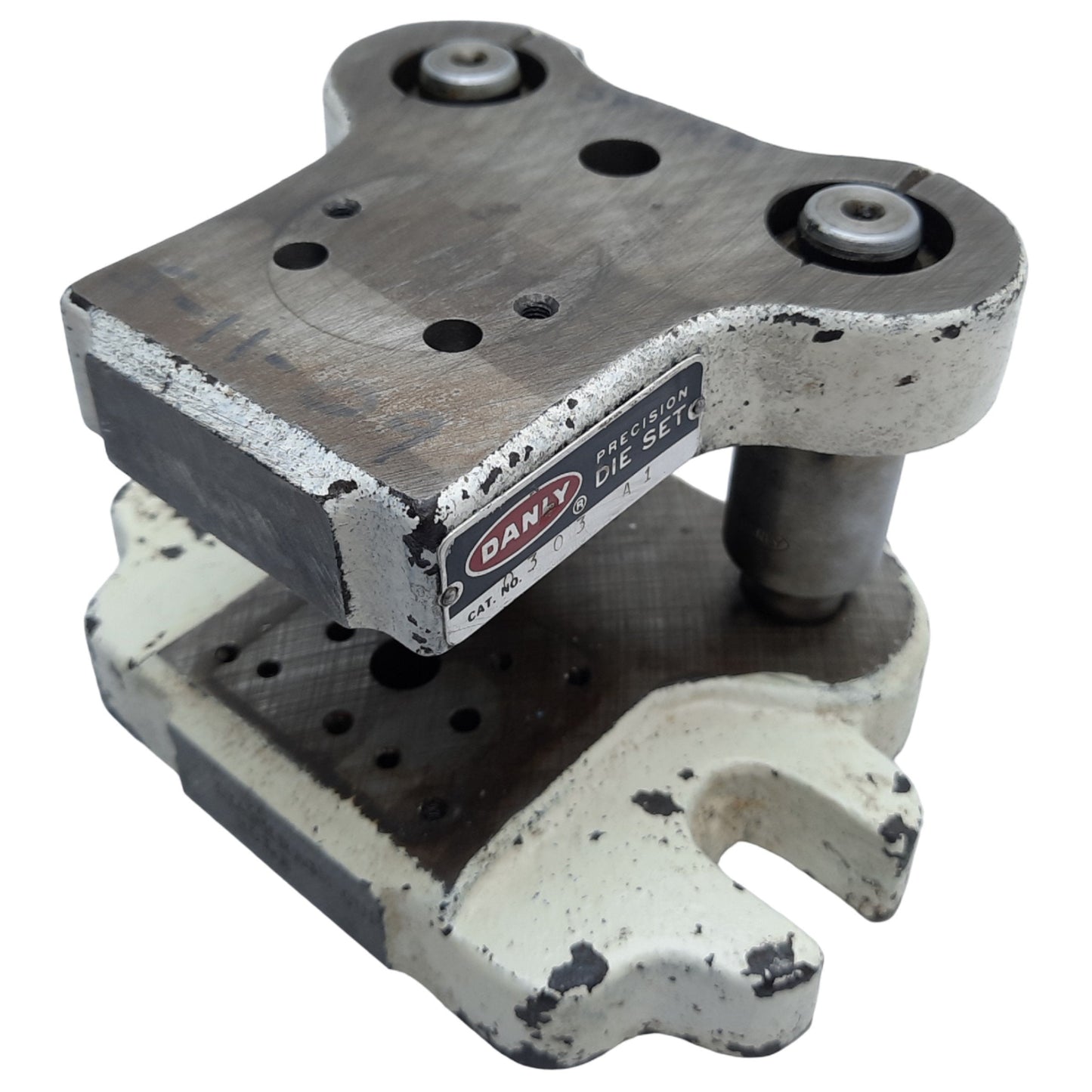 Used Danly 0303-A1 Precision Shoe Die Set, Two Post & Two Shoe, 3" x 3" Shoe, ø3/4"
