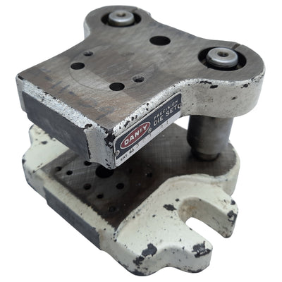 Used Danly 0303-A1 Precision Shoe Die Set, Two Post & Two Shoe, 3" x 3" Shoe, ø3/4"