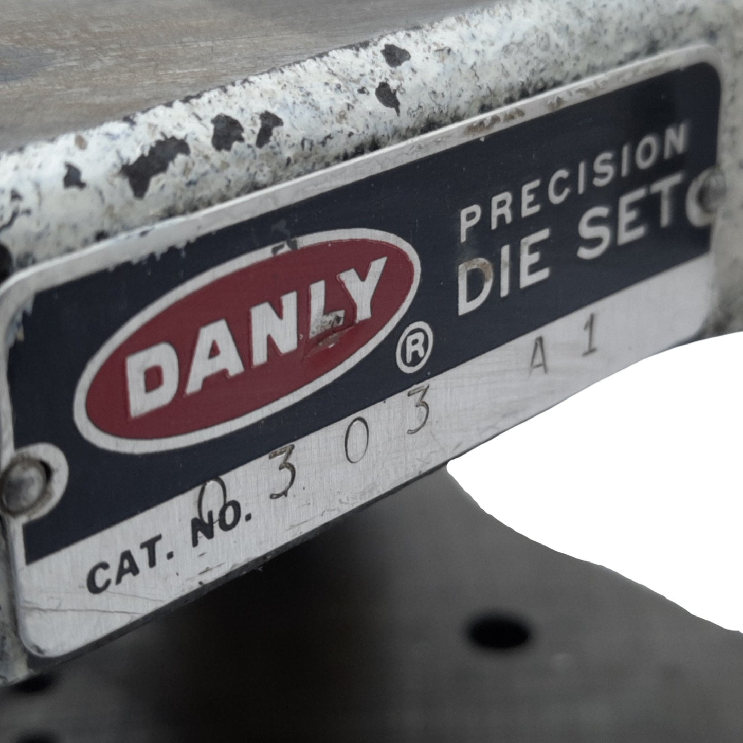 Used Danly 0303-A1 Precision Shoe Die Set, Two Post & Two Shoe, 3" x 3" Shoe, ø3/4"