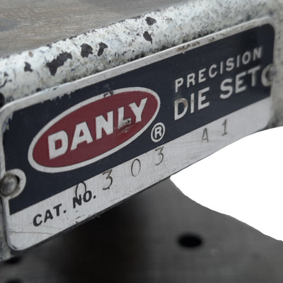 Used Danly 0303-A1 Precision Shoe Die Set, Two Post & Two Shoe, 3" x 3" Shoe, ø3/4"