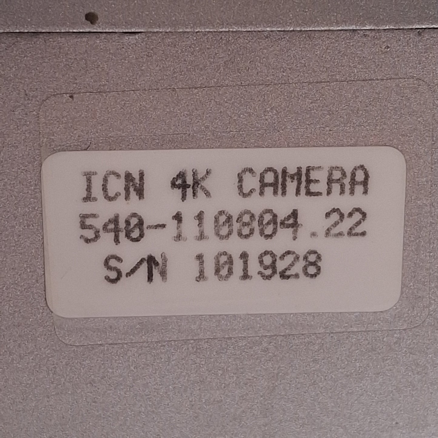 Used Cognex 540-110804.22 Smartview ICN 4K Surface Detection Optical Camera